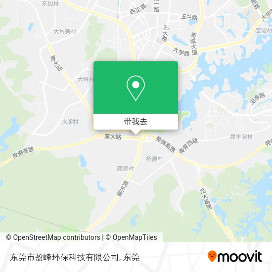东莞市盈峰环保科技有限公司地图