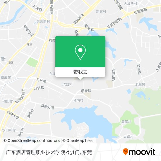 广东酒店管理职业技术学院-北1门地图