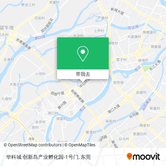 华科城·创新岛产业孵化园-1号门地图