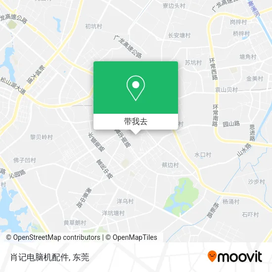 肖记电脑机配件地图