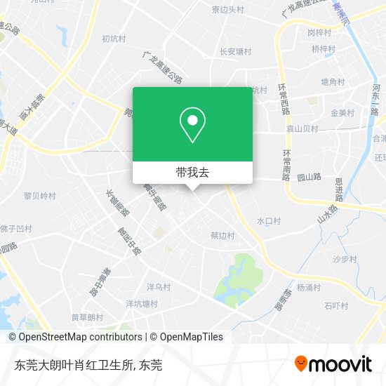 东莞大朗叶肖红卫生所地图