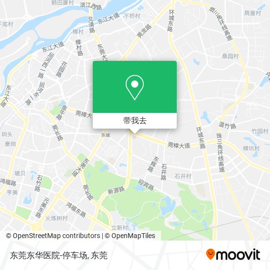 东莞东华医院-停车场地图
