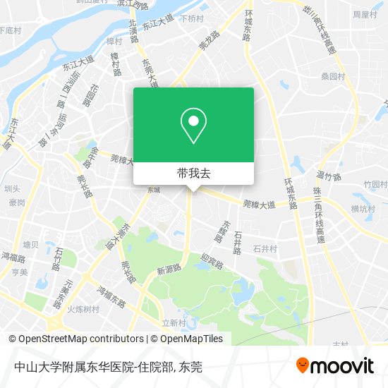 中山大学附属东华医院-住院部地图