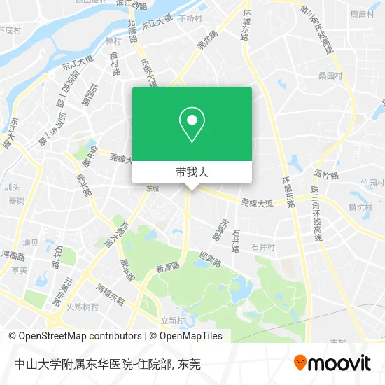 中山大学附属东华医院-住院部地图