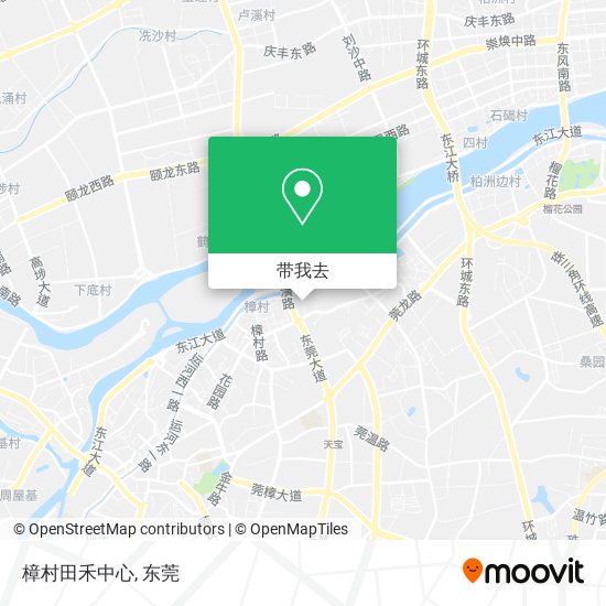 樟村田禾中心地图