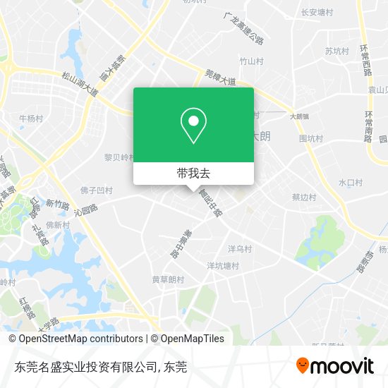 东莞名盛实业投资有限公司地图