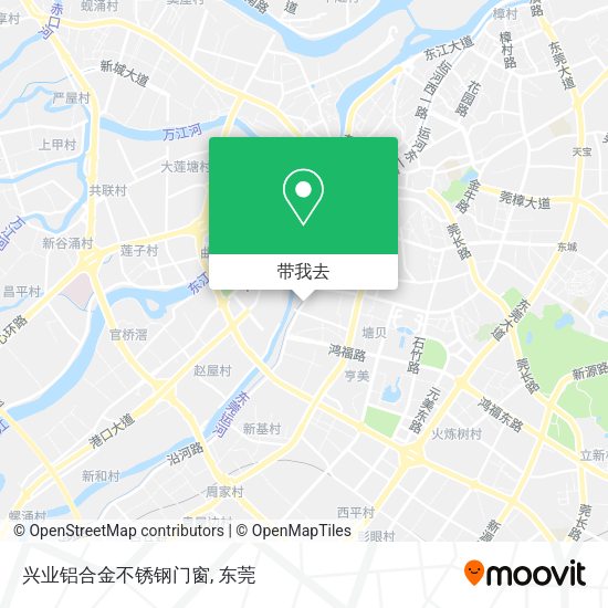 兴业铝合金不锈钢门窗地图