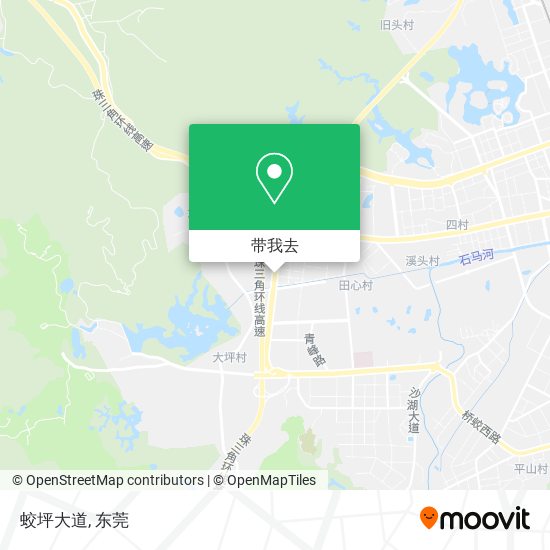 蛟坪大道地图