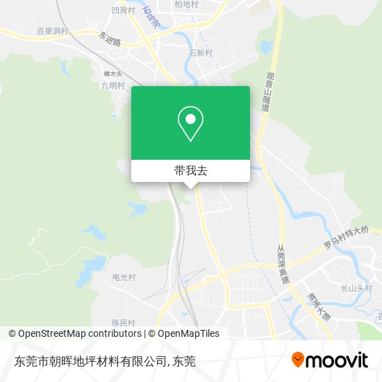 东莞市朝晖地坪材料有限公司地图
