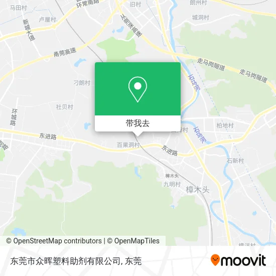 东莞市众晖塑料助剂有限公司地图