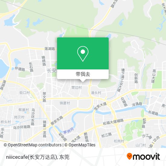 niiicecafe(长安万达店)地图