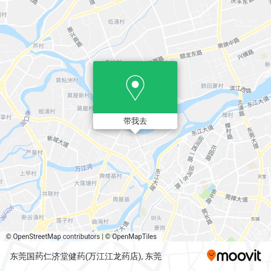 东莞国药仁济堂健药(万江江龙药店)地图