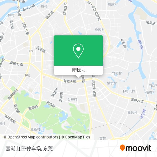 嘉湖山庄-停车场地图