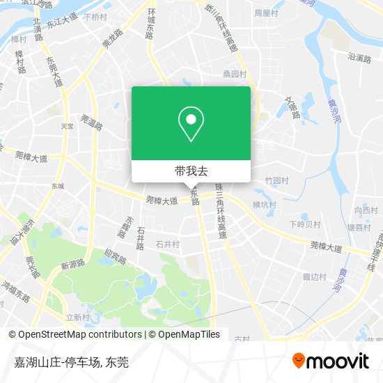 嘉湖山庄-停车场地图