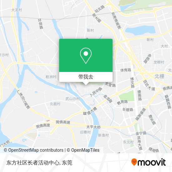 东方社区长者活动中心地图