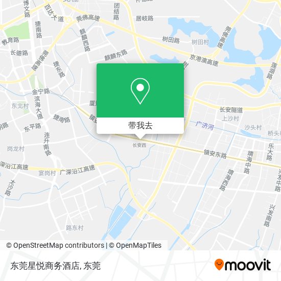 东莞星悦商务酒店地图