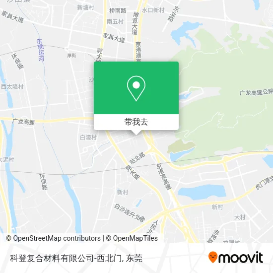 科登复合材料有限公司-西北门地图