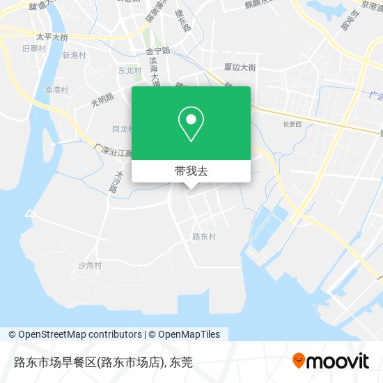 路东市场早餐区(路东市场店)地图