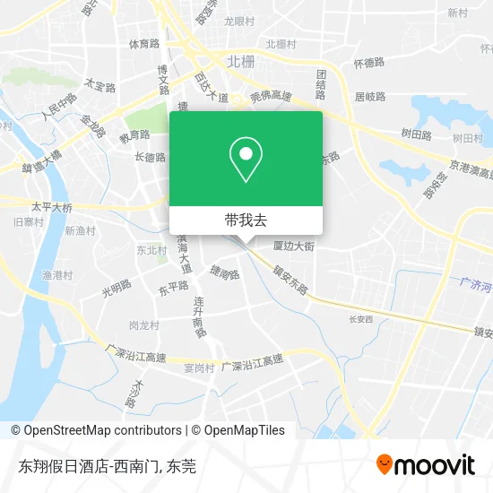 东翔假日酒店-西南门地图