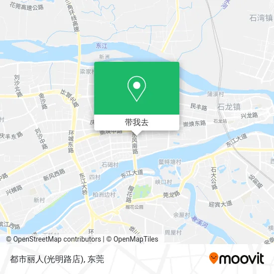 都市丽人(光明路店)地图
