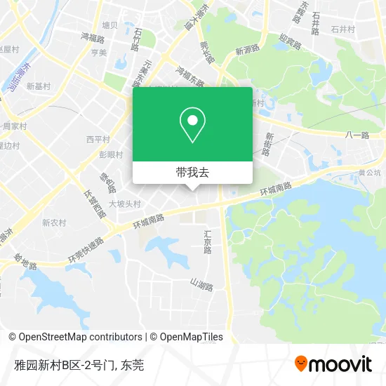 雅园新村B区-2号门地图