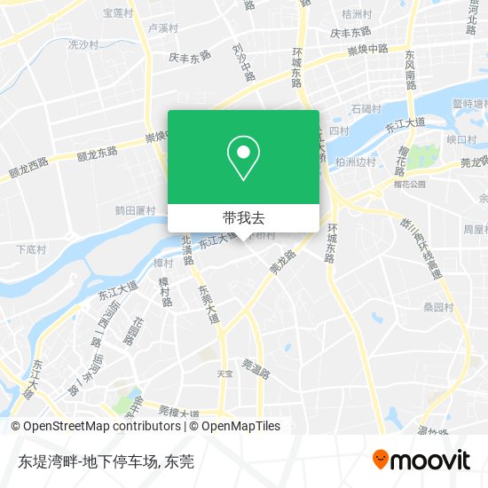 东堤湾畔-地下停车场地图