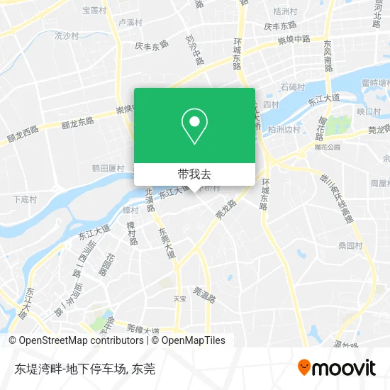 东堤湾畔-地下停车场地图