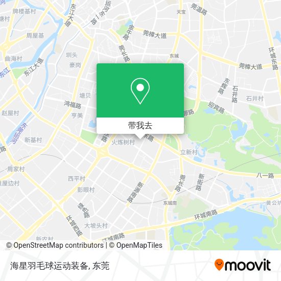 海星羽毛球运动装备地图