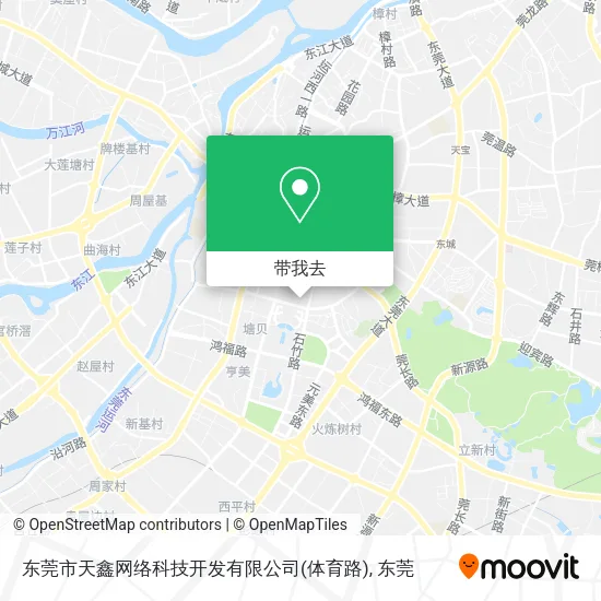 东莞市天鑫网络科技开发有限公司(体育路)地图