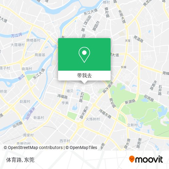体育路地图
