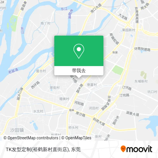 TK发型定制(裕鹤新村直街店)地图