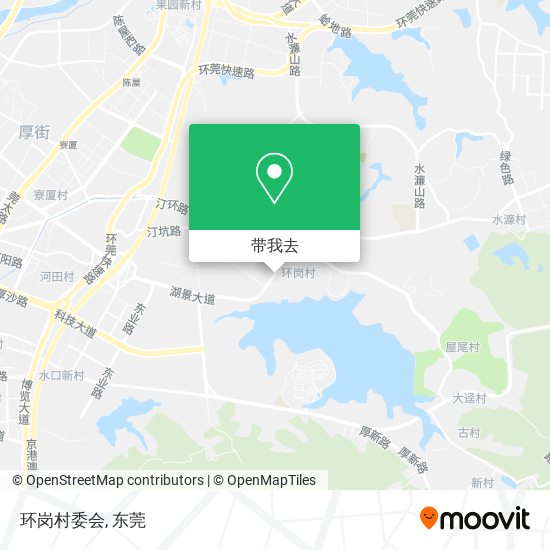 环岗村委会地图