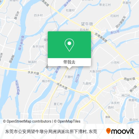 东莞市公安局望牛墩分局洲涡派出所下漕村地图
