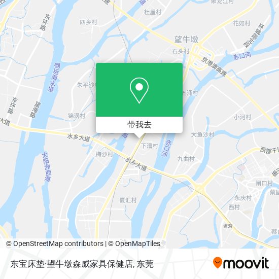 东宝床垫·望牛墩森威家具保健店地图