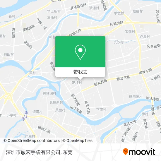 深圳市敏宏手袋有限公司地图