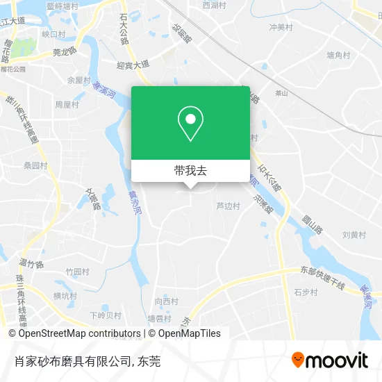 肖家砂布磨具有限公司地图