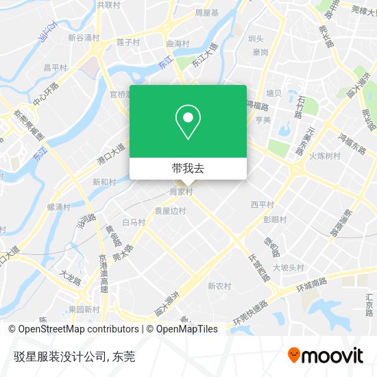 驳星服装没计公司地图