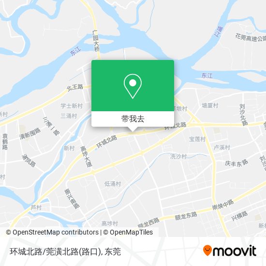 环城北路/莞潢北路(路口)地图