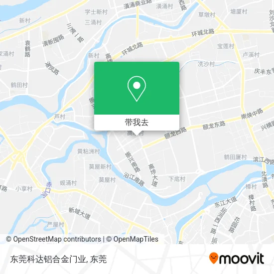 东莞科达铝合金门业地图