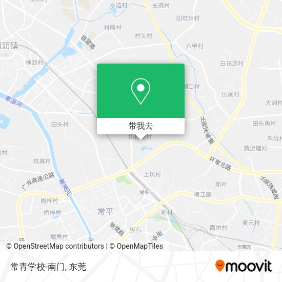 常青学校-南门地图