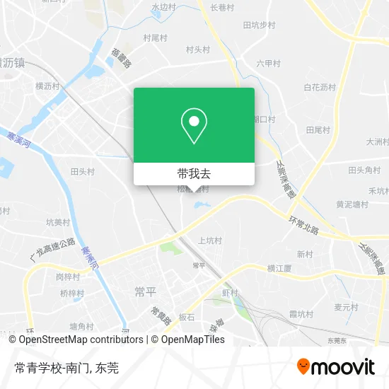 常青学校-南门地图