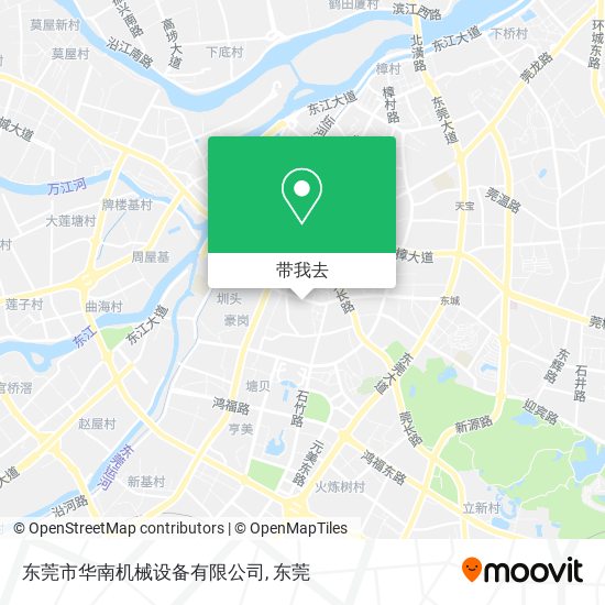 东莞市华南机械设备有限公司地图