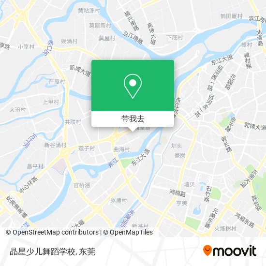 晶星少儿舞蹈学校地图