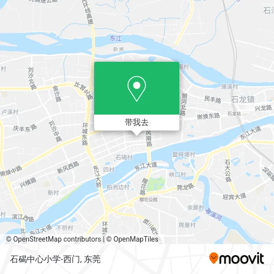石碣中心小学-西门地图
