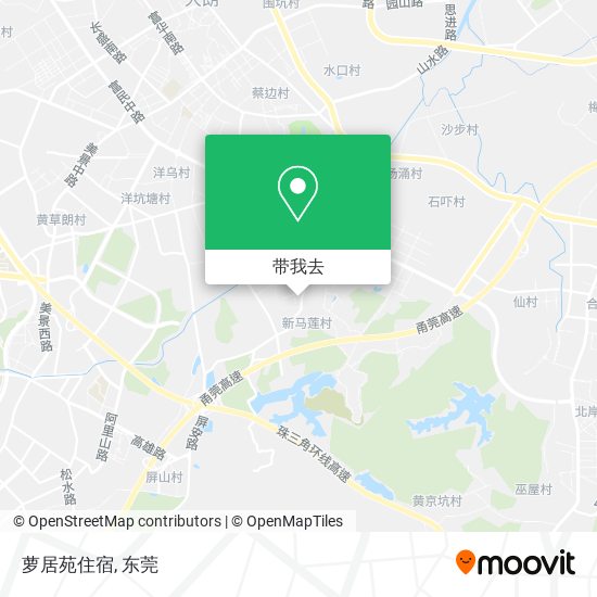 萝居苑住宿地图