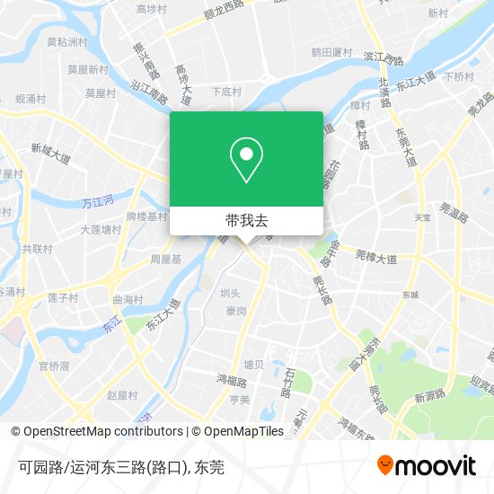 可园路/运河东三路(路口)地图