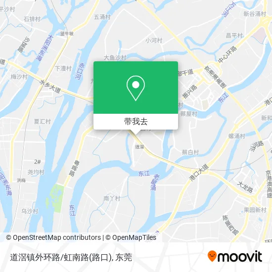 道滘镇外环路/虹南路(路口)地图