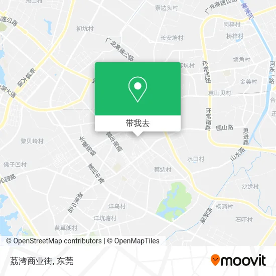 荔湾商业街地图