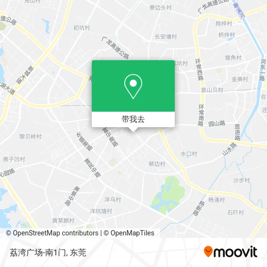 荔湾广场-南1门地图