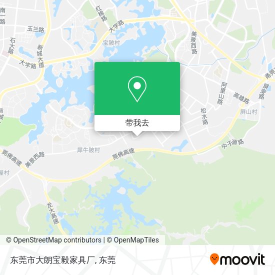 东莞市大朗宝毅家具厂地图
